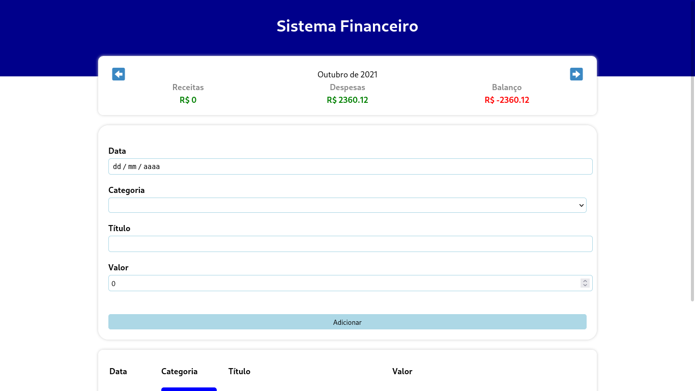 Sistema Financeiro